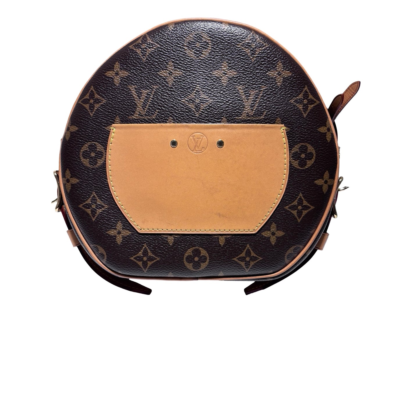 Used LOUIS VUITTON Boîte Chapeau Souple Cross Body Bag Brown