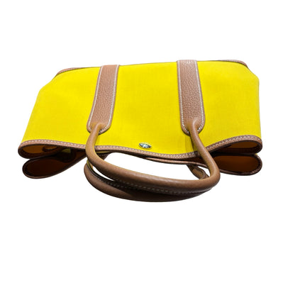 Hermès Garden Party 30 Handbag Yellow PHW