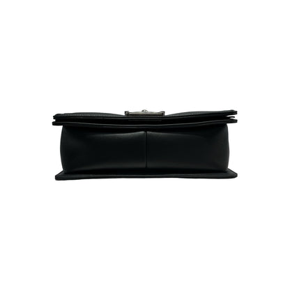 Brand New CHANEL Lambskin Boy Chain shoulder bag Black PHW