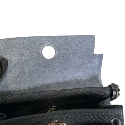 Brand New HERMES Toile Leather Herbag Zip 31 Crossbody Bag Black
