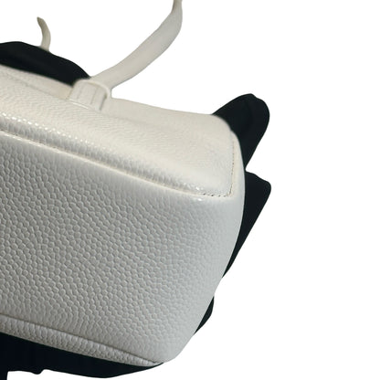 Brand New CHANEL Caviar Mini Preppy Coco Shoulder Bag White Gold