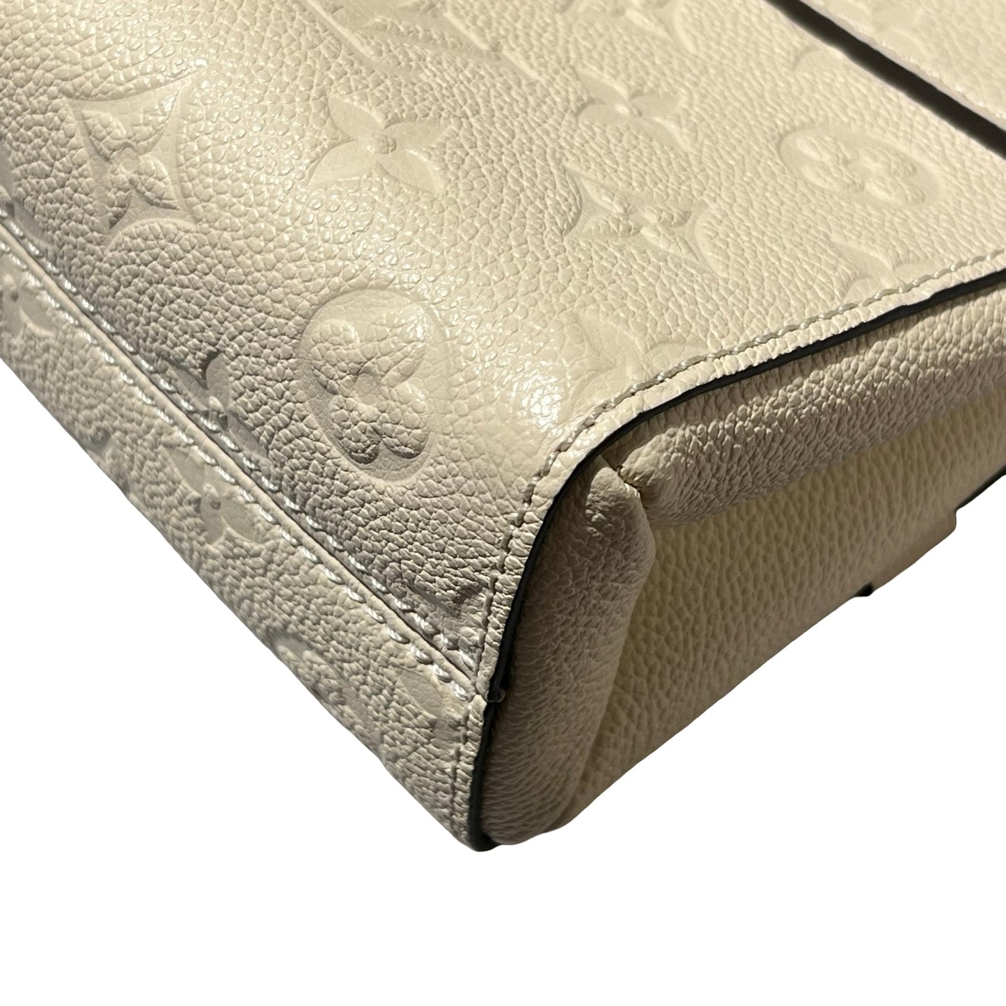 Used LOUIS VUITTON Monogram Empreinte Leather Vavin BB Shoulder Bag Ivory GHW