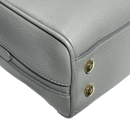 Used BURBERRY Tote Bag Grey GHW