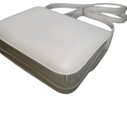 Used HERMES MINI CONSTANCE Shoulder Bag WHITE GHW