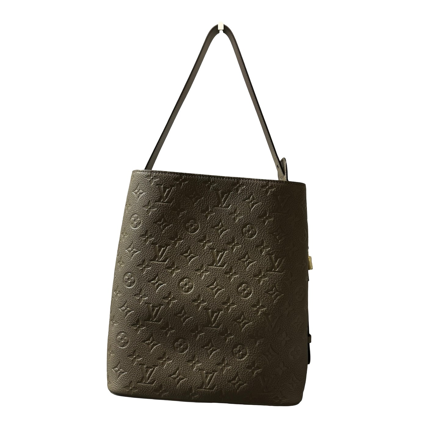 Used LOUIS VUITTON All in GM Shoulder Bag Brown GHW