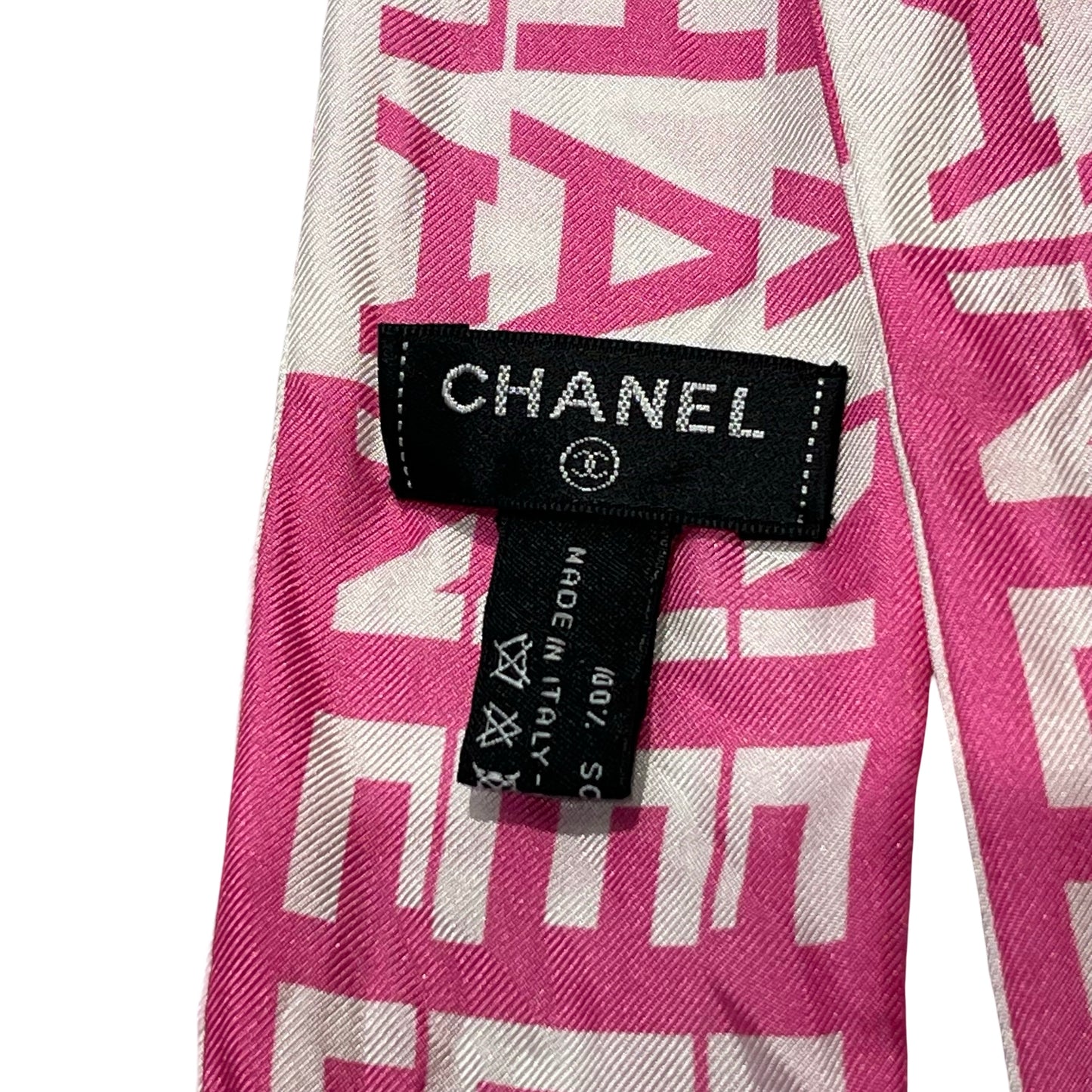 Used CHANEL Twilly Pink