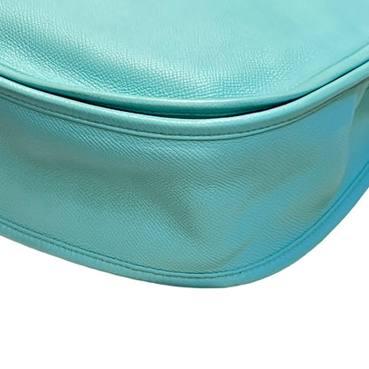 Used HERMÈS Evelyne Shoulder Bag 3P Bleu Atoll PHW