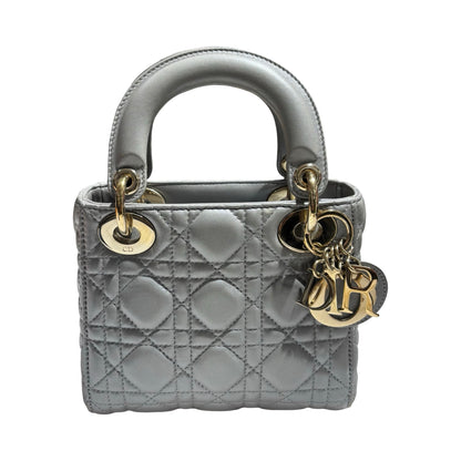 DIOR MINI LADY DIOR TWO WAY SHOULDER BAG[3000095]