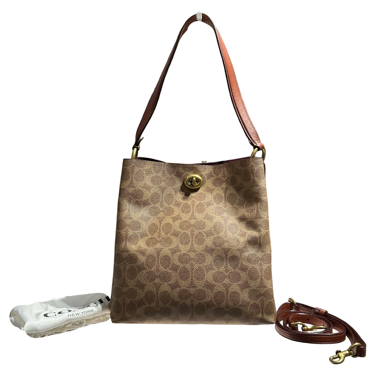 COACH BROWN BUCKET BAG [3000191]