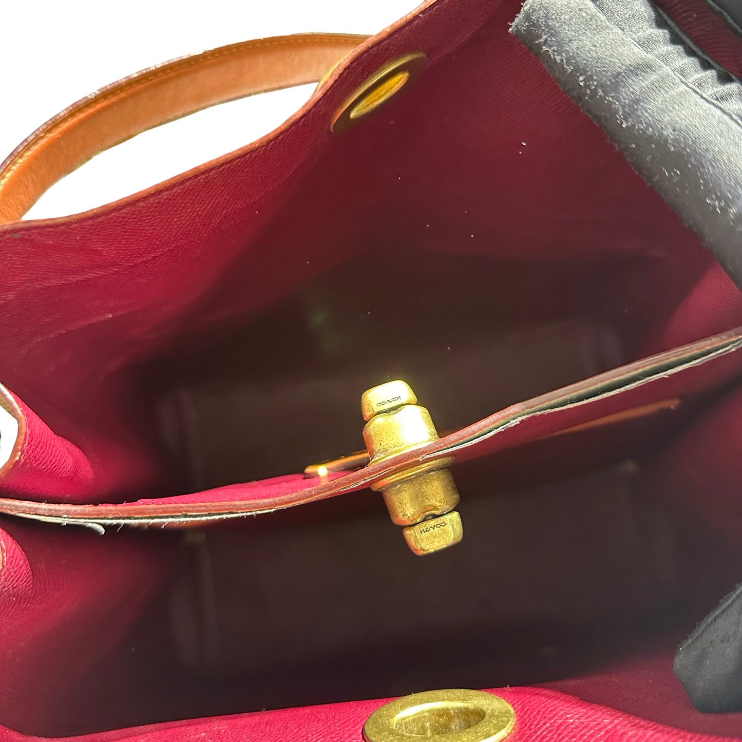COACH BROWN BUCKET BAG [3000191]