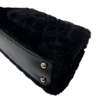 Faux fur Coco handle Two Way Shoulder Bag [101205]