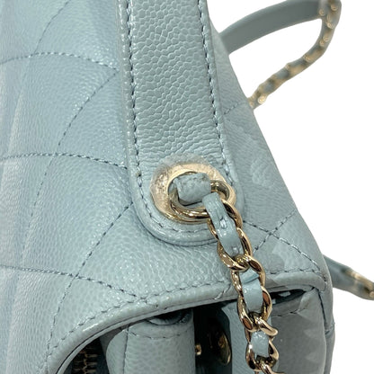 CHANEL AFFINITY BLUE GHW CAVIAR CHAIN SHOULDER BAG [3001753]