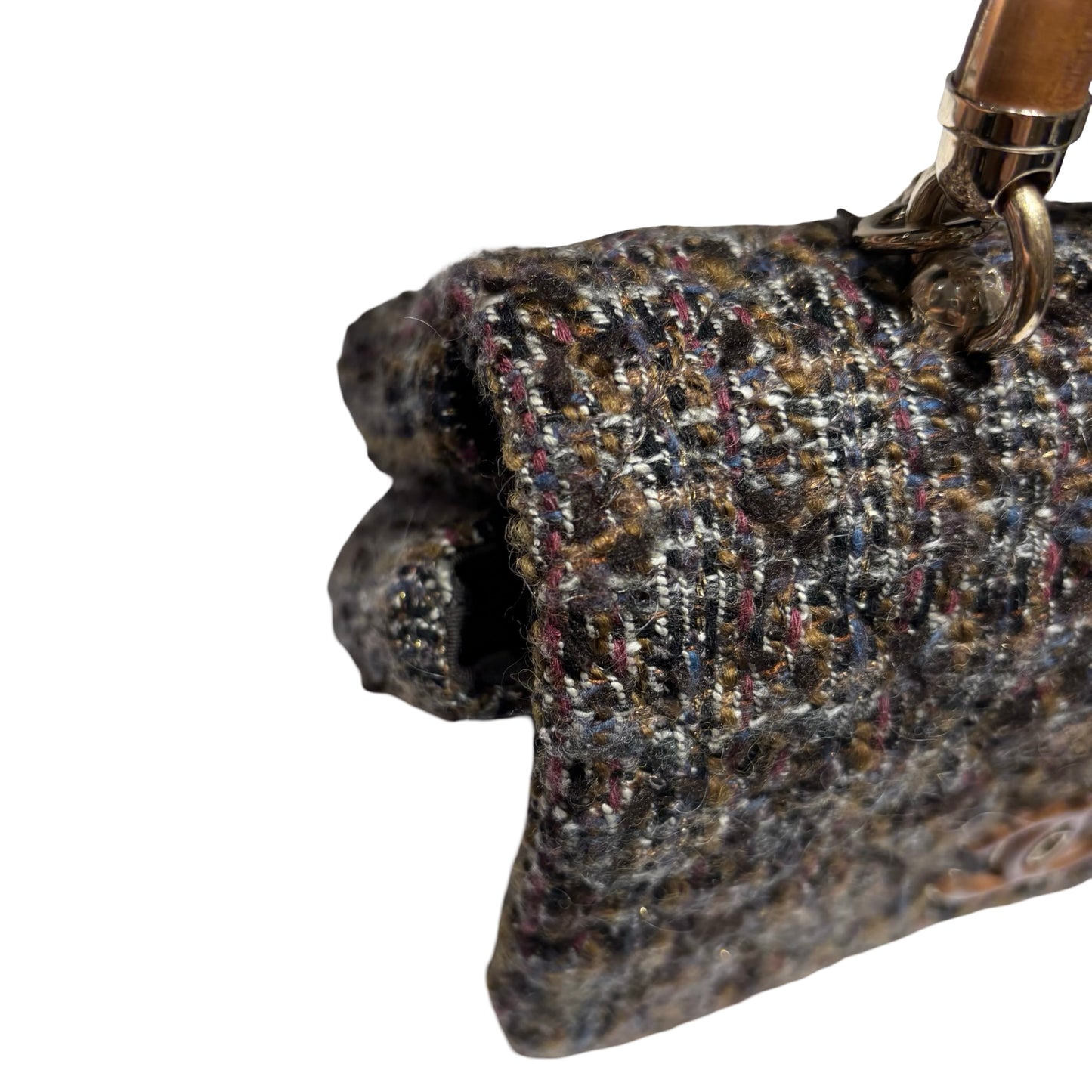 CHANEL KNOCK ON WOOD TOP HANDLE FLAP BAG [3000366]