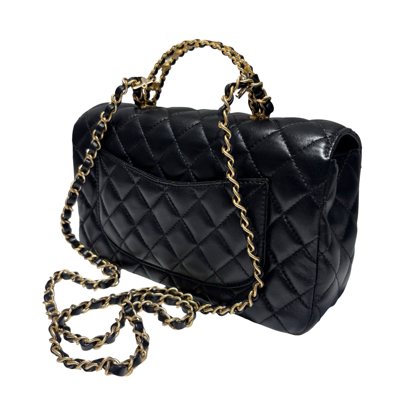 CHANEL TOP HANDLE SMALL FLAP BAG [3000356]