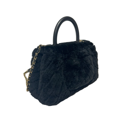 Faux fur Coco handle Two Way Shoulder Bag [101205]