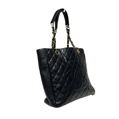 Matelasse Quilted Calfskin Chanel Caviar Tote Bag [101272]