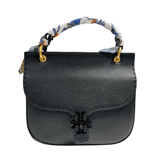 TORY BURCH BLACK LEATHER SHOULDER BAG [3000660]