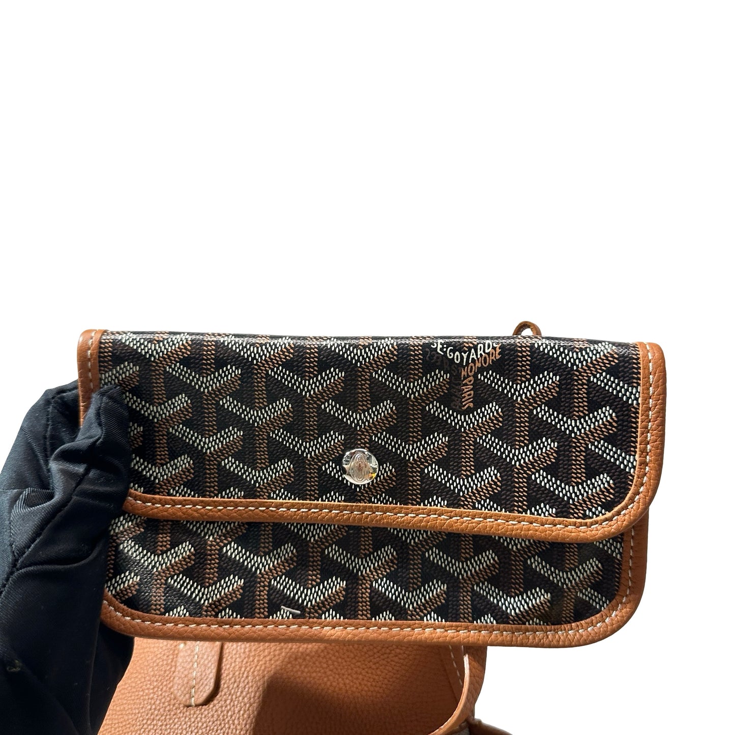 Used GOYARD Hardy PM Tote Bag Brown PHW