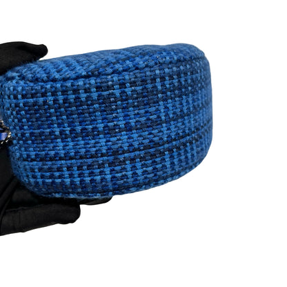 Used CHANEL Denim Blue Cross Body Bag Blue
