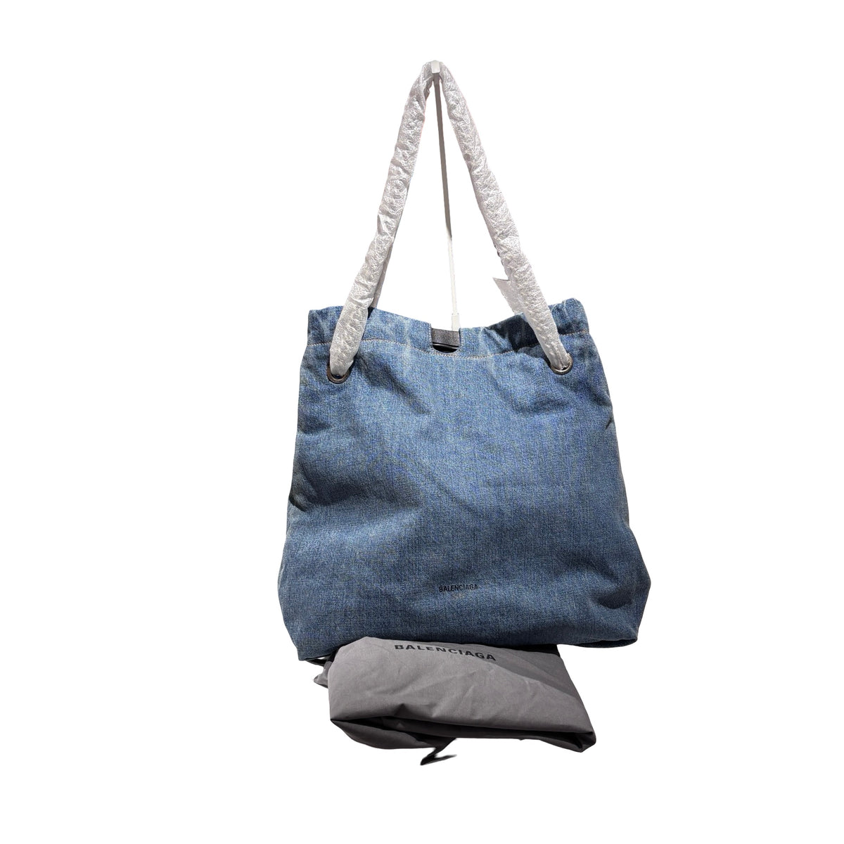 Used BALENCIAGA Denim Tote bag Accessories Blue