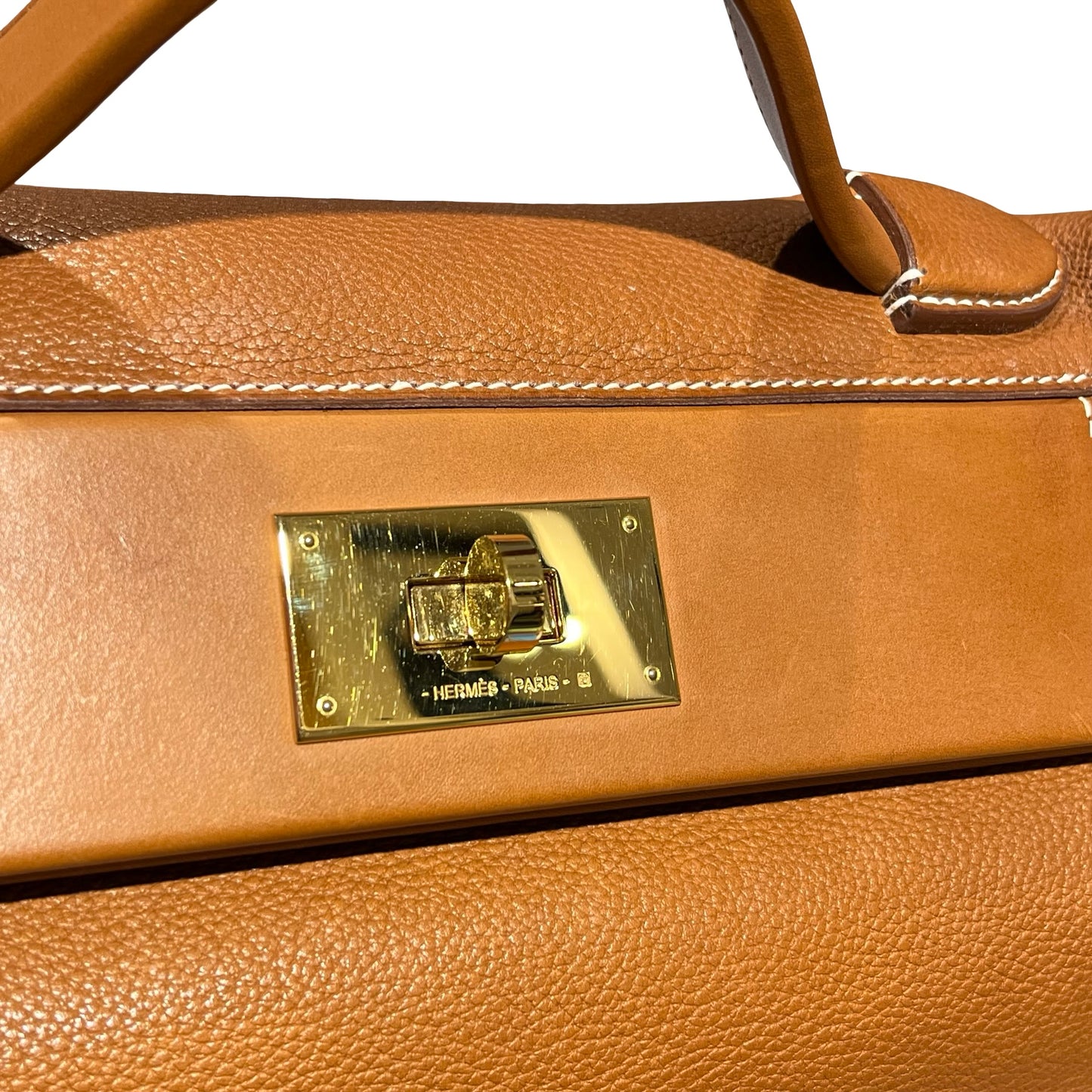 Used HERMÈS Clemence leather 24/24 29 馬鞍皮 Shoulder Bag GHW Gold