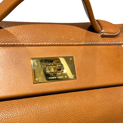 Used HERMÈS Clemence leather 24/24 29 馬鞍皮 Shoulder Bag GHW Gold