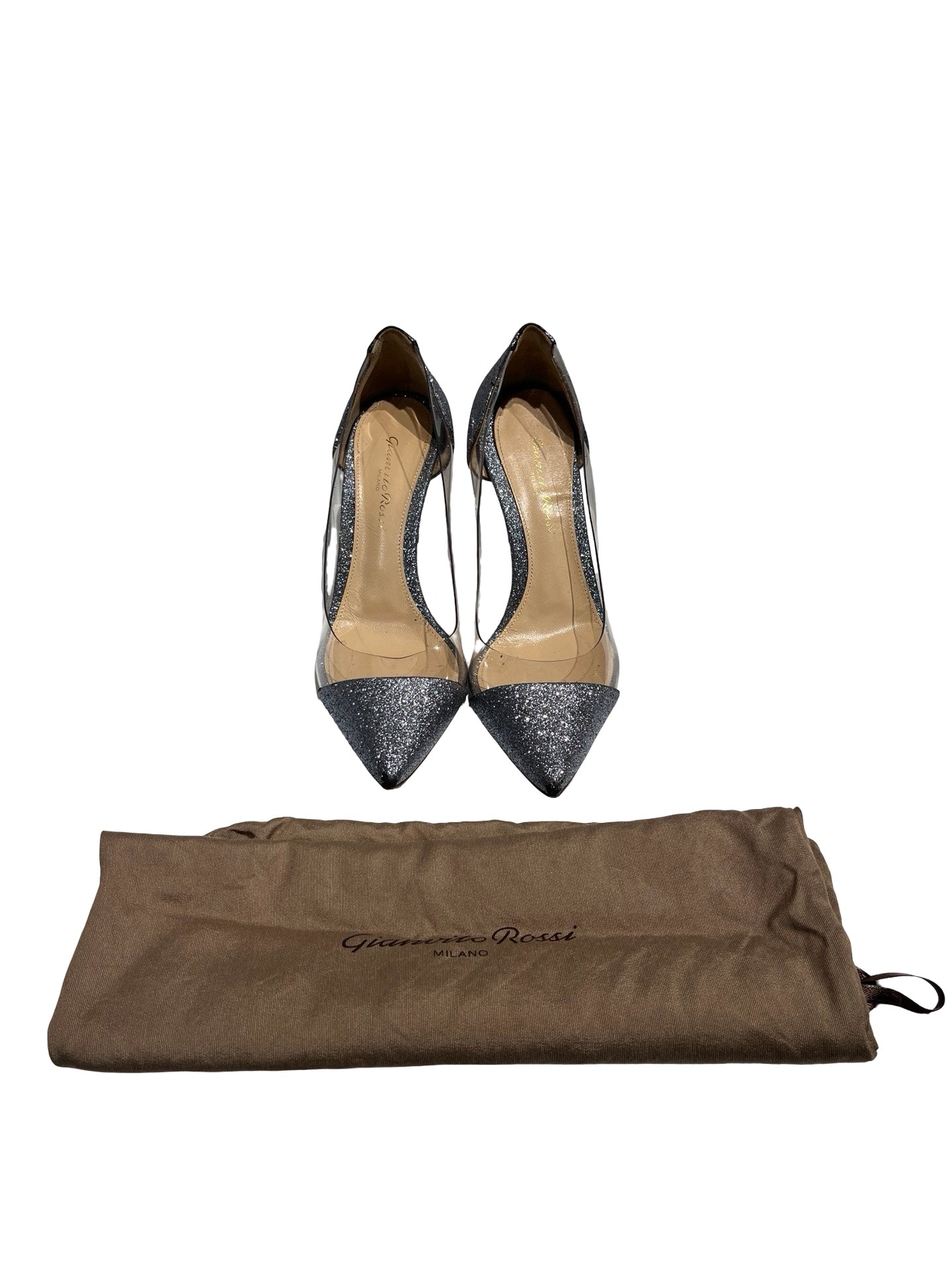 Used GIANVITO ROSSI High Heels Shoes Silver