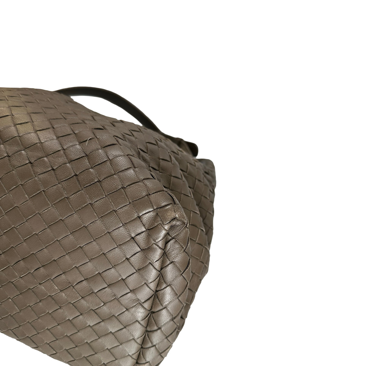 Used BOTTEGA VENETA Intrecciato Intrecciato Shoulder Bag Grey