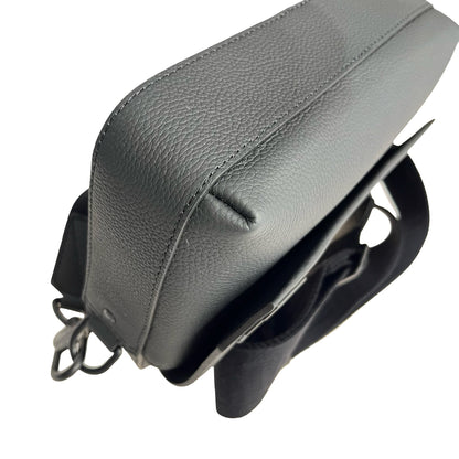 Unused LOUIS VUITTON Calfskin Leather Fastline Messenger Cross Body Bag Black