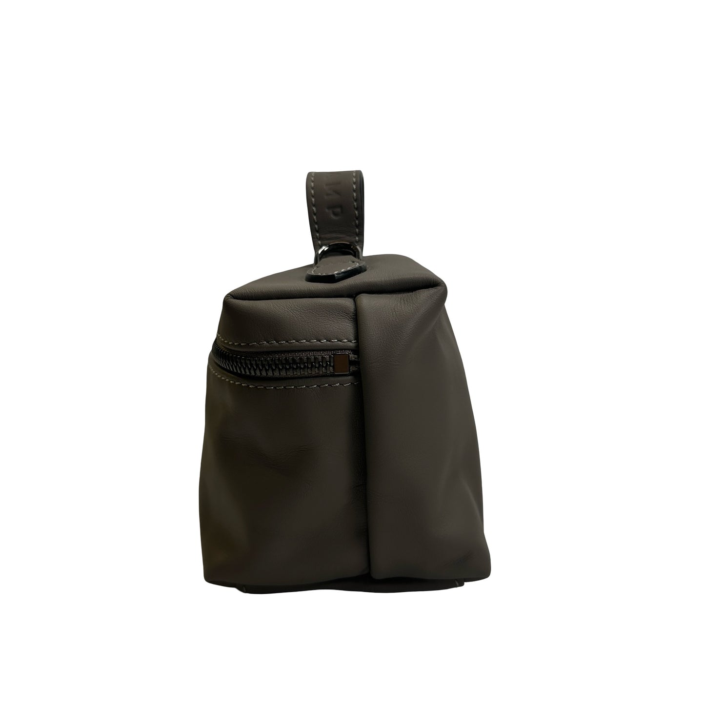 Used LONGCHAMP Leather Le Pliage Xtra Vanity case Grey