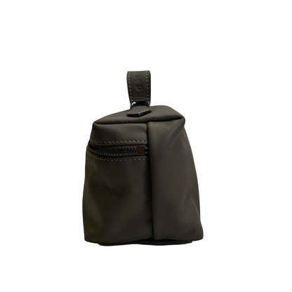 Used LONGCHAMP Leather Le Pliage Xtra Vanity case Grey