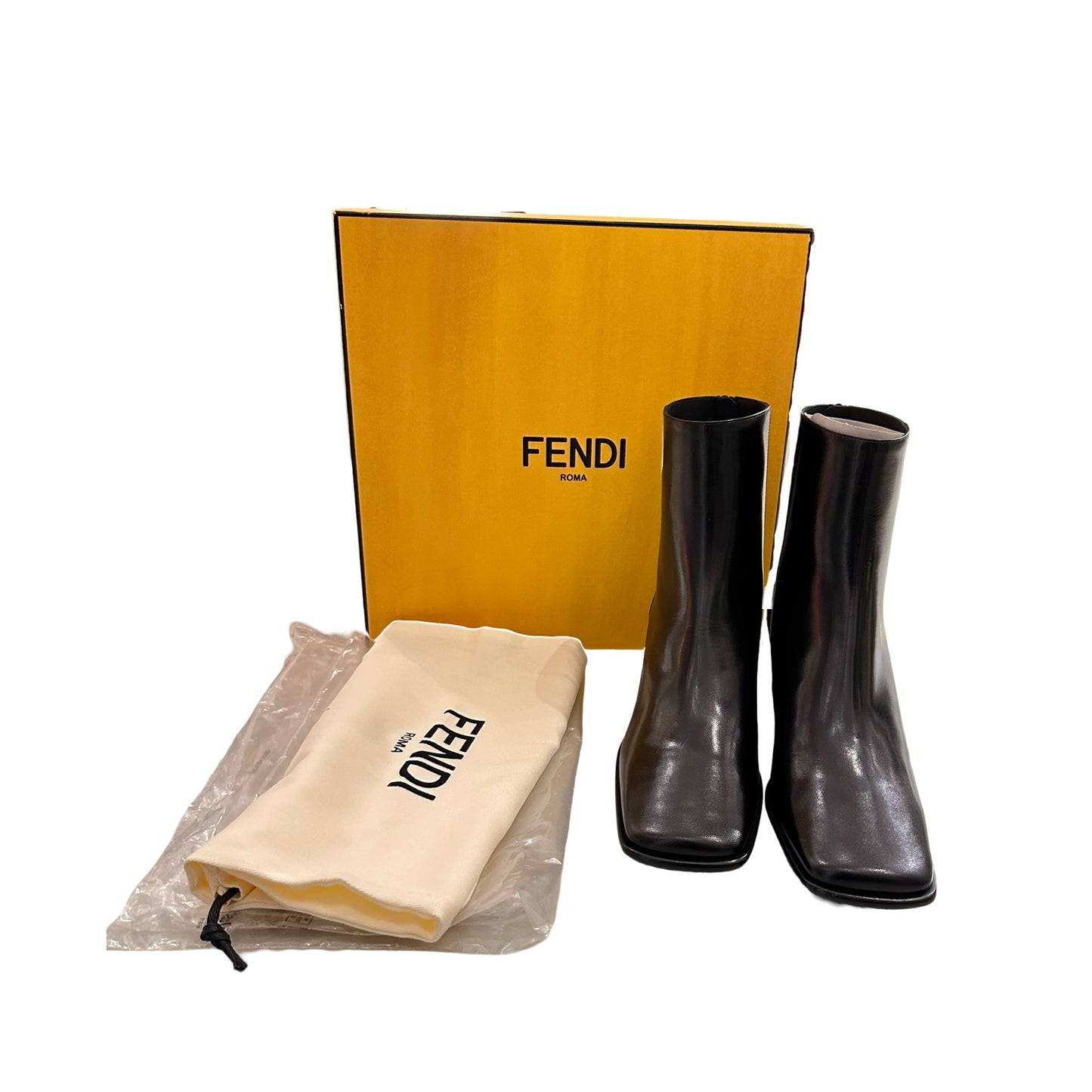Used FENDI Shoes Black