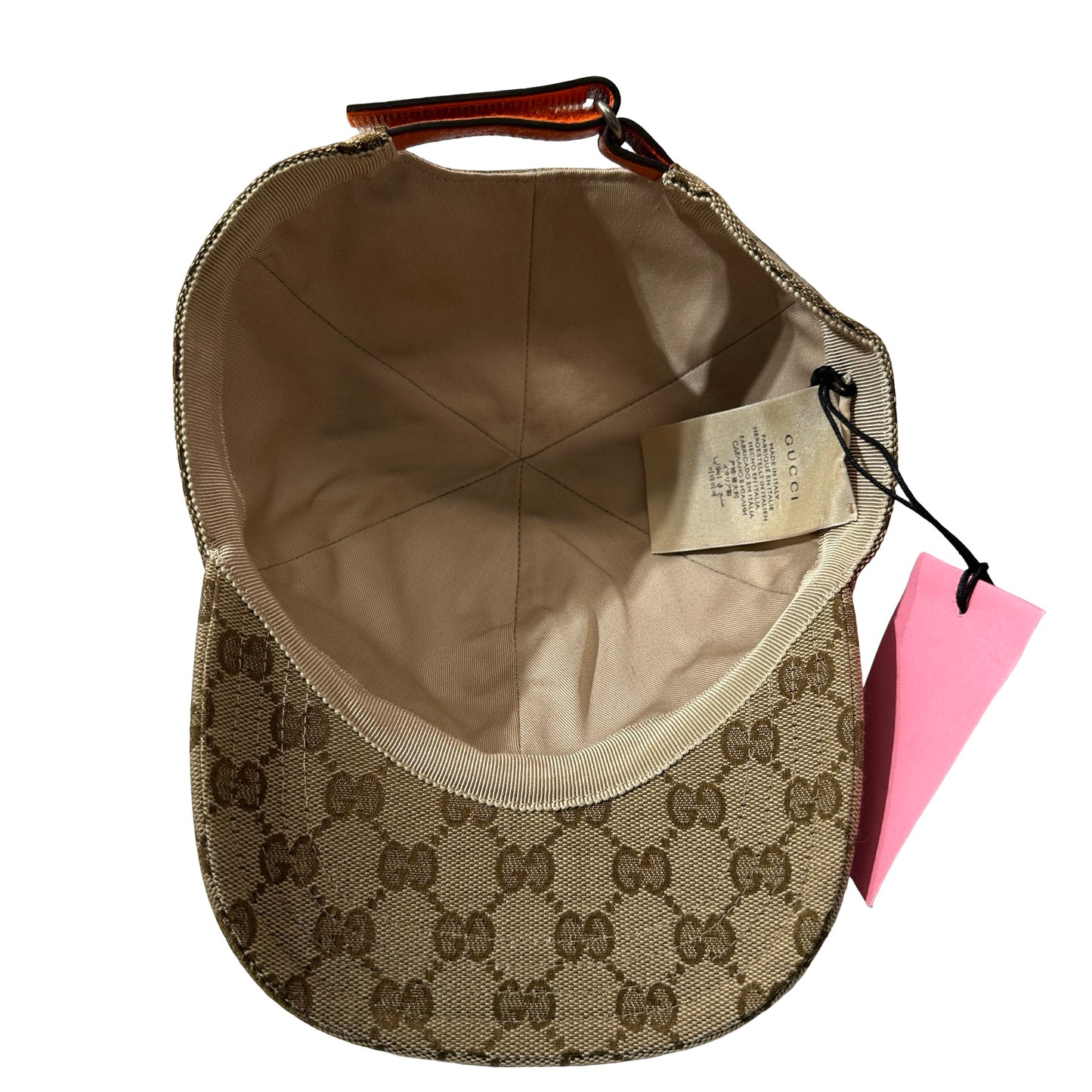 Unused Gucci x The North Face GG Supreme canvas Hat Cap Brown
