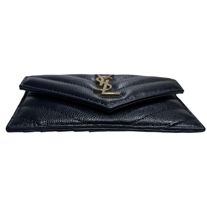Saint Laurent Wallet Black GHW