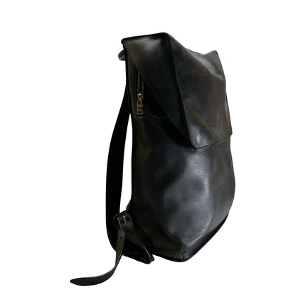 Used BALENCIAGA Leather Backpack Black