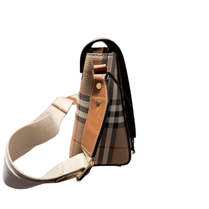 Used BURBERRY Cross Body Bag Brown GHW