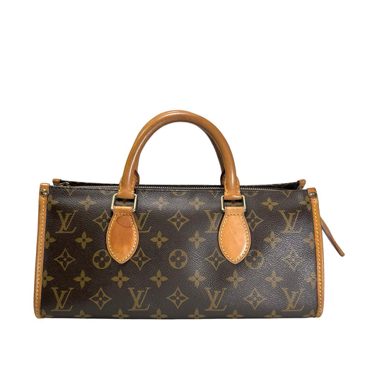 Used LOUIS VUITTON Monogram Canvas Popincourt Handbag Brown