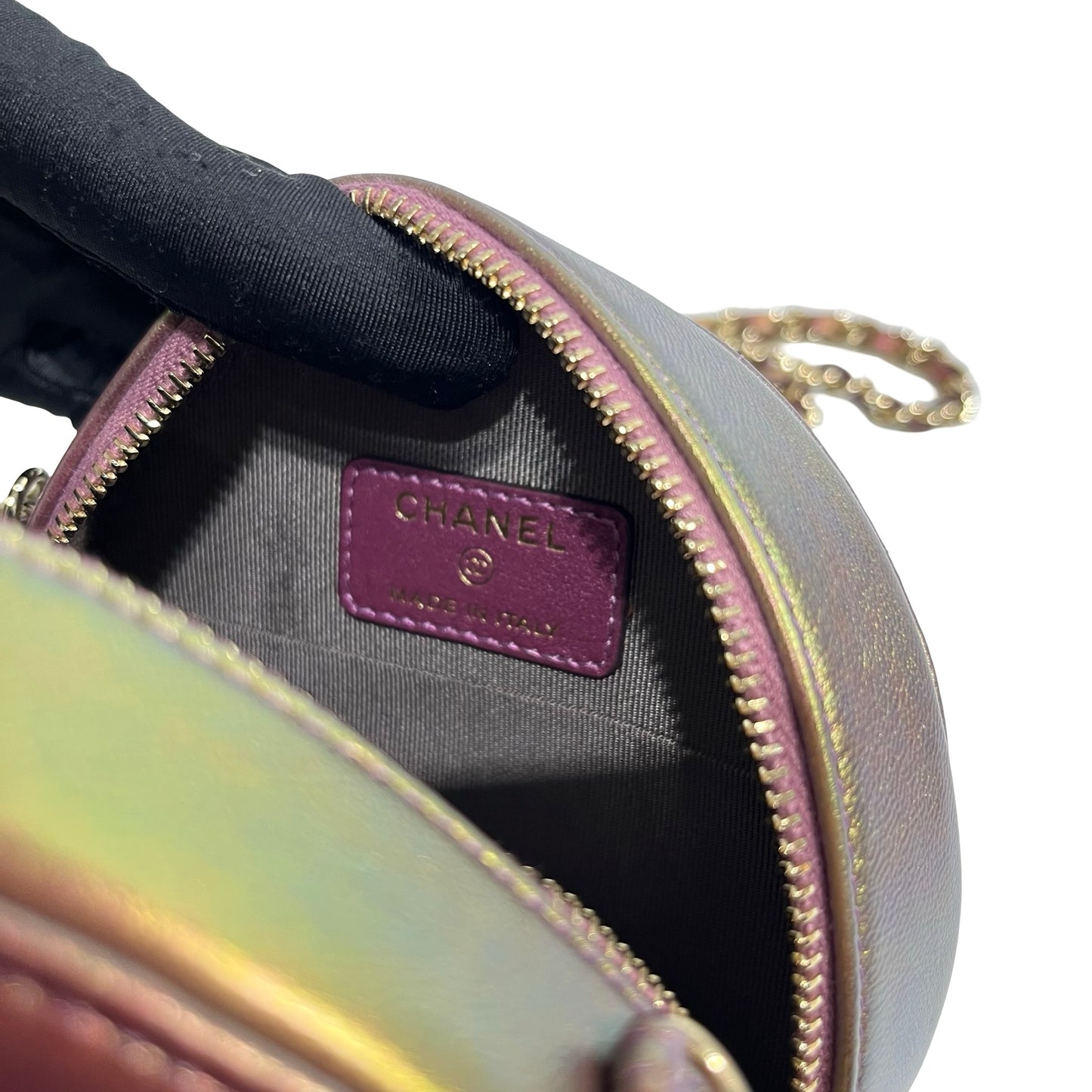 Used CHANEL Lambskin Leather Cross Body Bag PHW