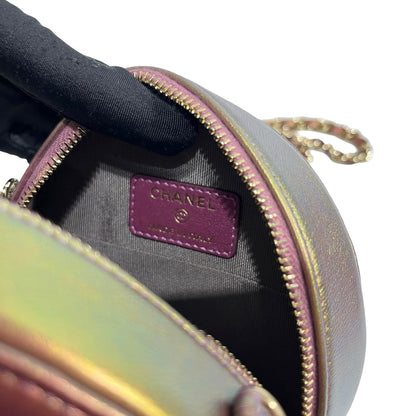 Used CHANEL Lambskin Leather Cross Body Bag PHW