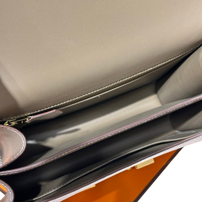 Used HERMÈS Constance 24 Shoulder Bag Etoupe (18) GHW