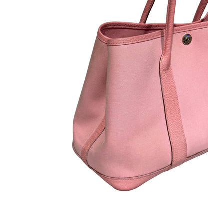 Used HERMÈS Canvas GP 30 Handbag Pink