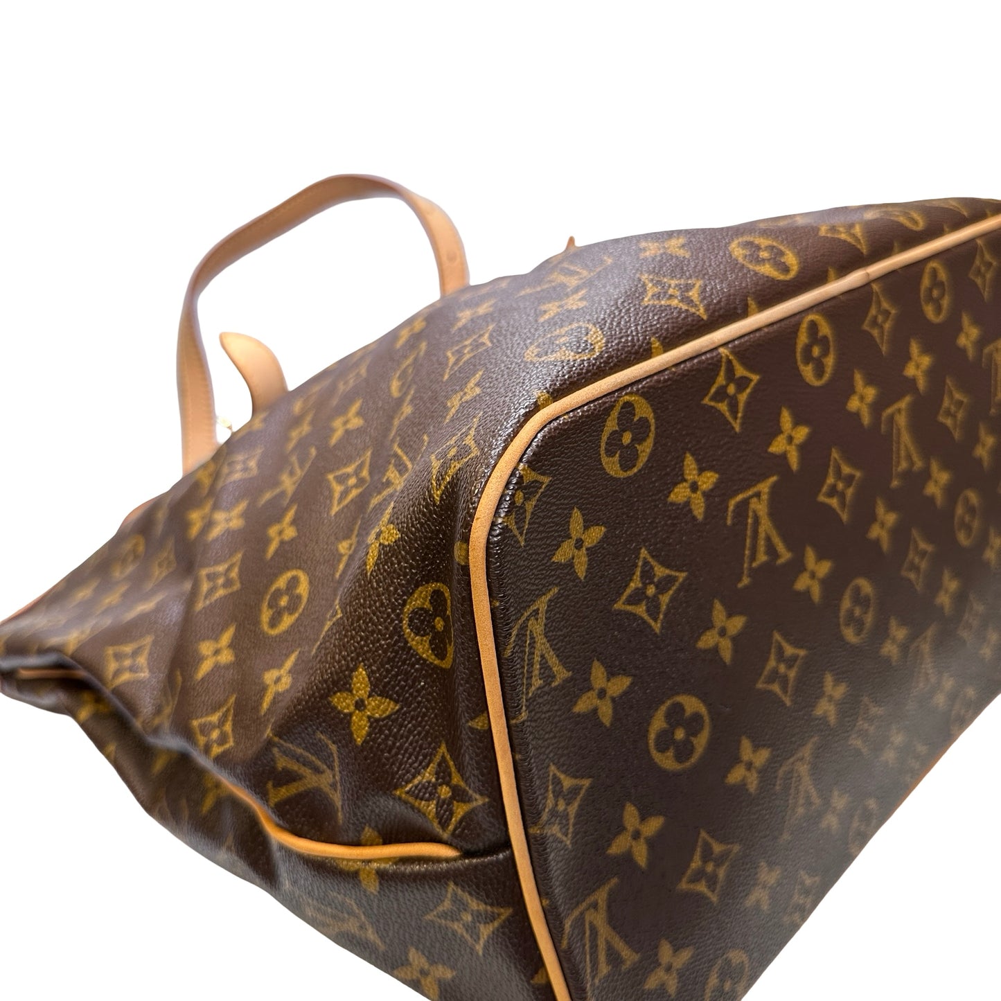 Used LOUIS VUITTON Monogram Palermo GM Shopper Bag Brown GHW