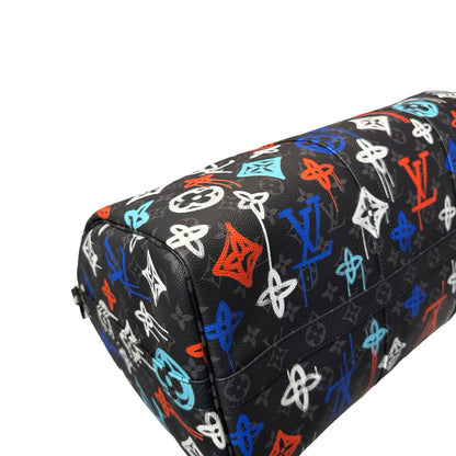 New Louis Vuitton KEEPALL Holdall Multicolour Black
