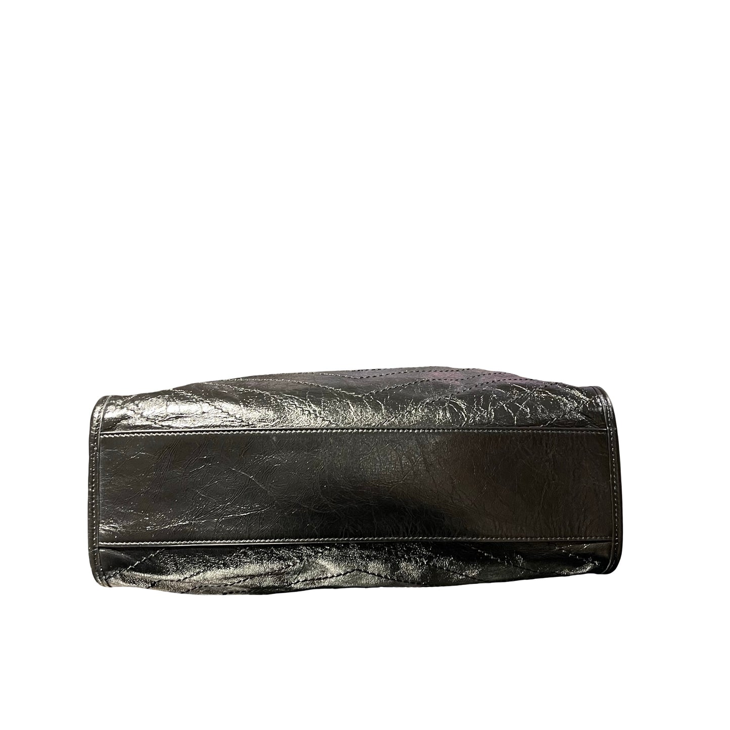 Used SAINT LAURENT Niki Shopping Shoulder Bag Black PHW