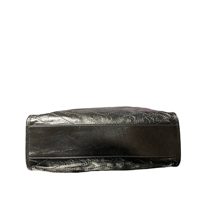 Used SAINT LAURENT Niki Shopping Shoulder Bag Black PHW