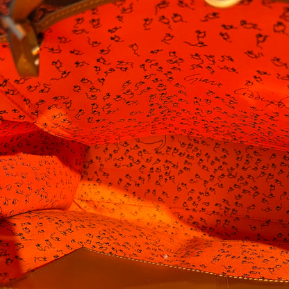 Used LOUIS VUITTON Monogram Catogram Neverfull MM Catogram Tote Bag Brown Orange Multicolor