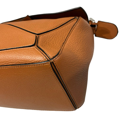 Used LOEWE Puzzle Cross Body Bag Brown PHW