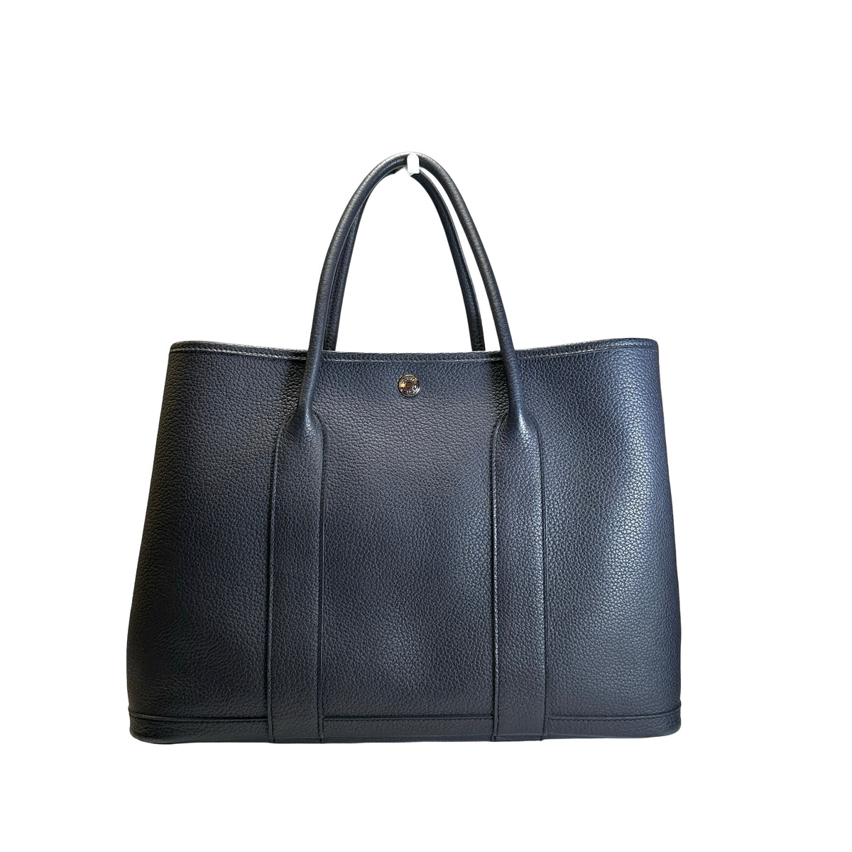 Used HERMES Negonda Garden Party 36 Tote Bag Navy PHW