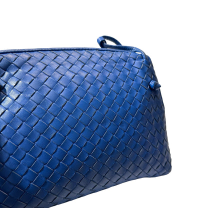 Used Bottega Veneta Shoulder Bag Blue PHW
