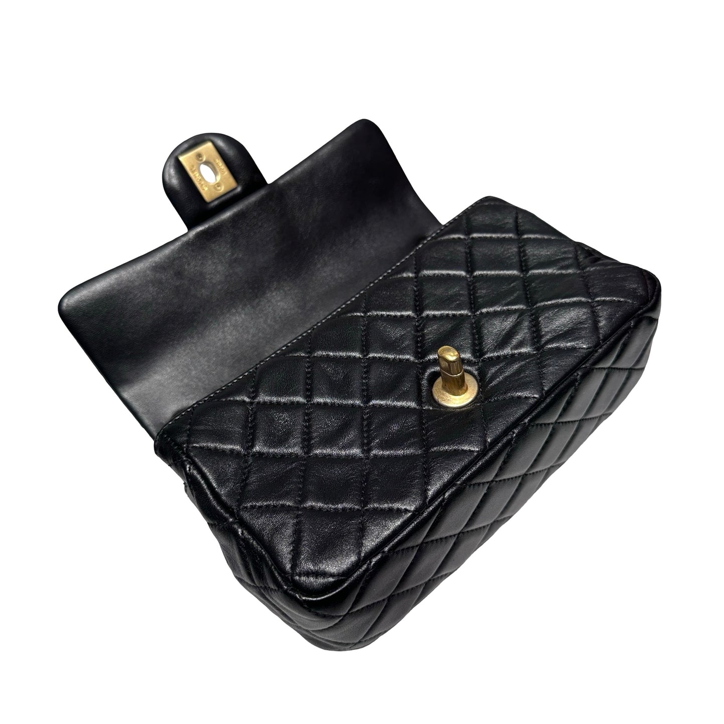Used CHANEL Chain Shoulder Bag Black GHW